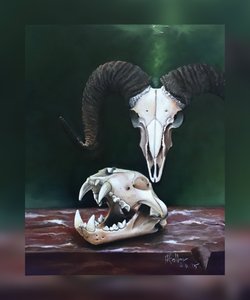 Memento mori (Studie van dierenschedels)