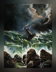 Dans op de afgrond (Stormachtige zee)