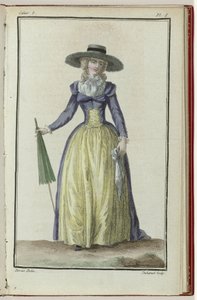 Cabinet des Modes ou les Modes Nouvelles, 1 Mars 1786, 8e cahier, pl. I door A.B. Duhamel