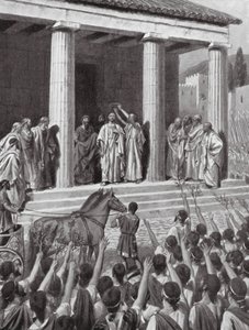 Themistocles geëerd in Sparta door A.C. Weatherstone