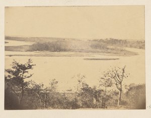 Uitzicht op Appomattox River, vanaf Point of Rocks