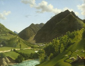 Een Vallei in de Pyreneeën