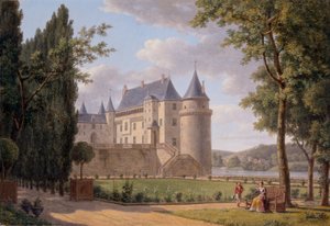 Uitzicht op het Château de La Guerche