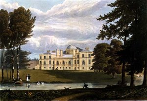 Chiswick House, gegraveerd door Robert Havell en Zoon