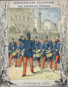 Franse infanterie door A. Demarle