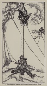 Illustratie voor The Essays of Elia door Charles Lamb door A. Garth Jones