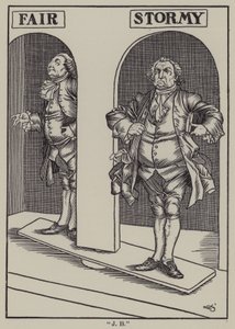Illustratie voor The Essays of Elia door Charles Lamb door A. Garth Jones