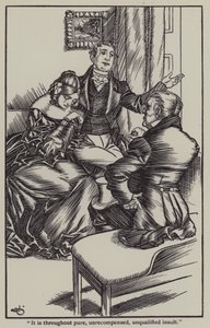 Illustratie voor The Essays of Elia door Charles Lamb door A. Garth Jones