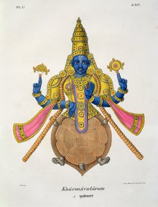 Kurma, gegraveerd door de Marlet (lithografie) door A. Geringer