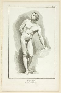 Ontwerp: Academische figuur, uit Encyclopédie door A. J. Defehrt