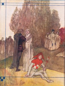 Binnenpaginaontwerp, uit Tales from Shakespeare uitgegeven door Ward Lock & Co Ltd, 1930-40s