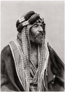 Een Arabische sjeik, Irak, 1925