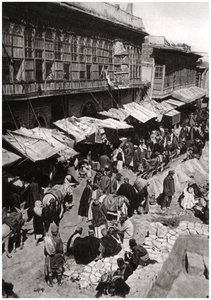 De Sheikh Gazal Markt in Ashar, Basra, Irak, 1925