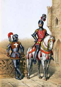 Kapitein van de boogschutters in Parijs en een ridder door A. Lemercier