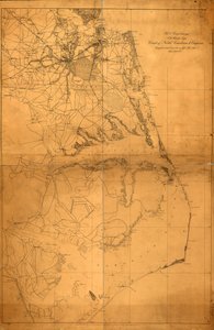 Kust van Noord-Carolina  Virginia LOC 99447450 door A. Lindenkohl