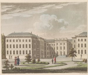 Paleis Noordeinde te Den Haag, 1810-1825 door A. Lutz