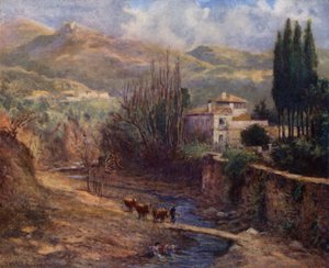 Granada, Villa aan de Darro door A. Trevor Haddon