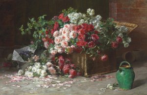Mand met Rozen, ca. 1890 door Abbott Fuller Graves