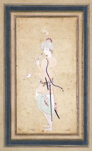 Een jonge boogschutter, c. 1580 door Abd Allah Musawwir