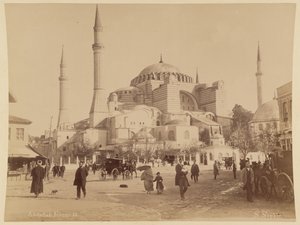 Sancta Sophia door Abdullah Frères