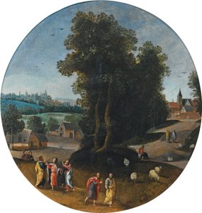 Christus op de weg naar Emmaüs