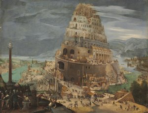 De Toren van Babel door Abel Grimmer or Grimer