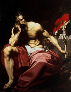 Sint Hiëronymus door Abraham (attr.to) Janssens