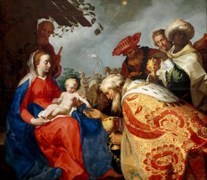 Aanbidding van de Wijzen door Abraham Bloemaert