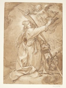 Catharina als martelaar door Abraham Bloemaert
