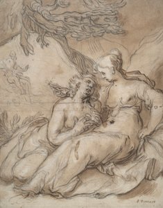 Ceres en Proserpina (?) door Abraham Bloemaert