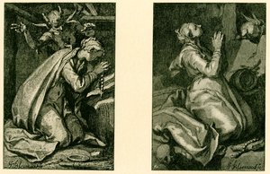 Heilige boetelingen door Abraham Bloemaert