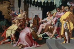 Jozef en zijn broers door Abraham Bloemaert