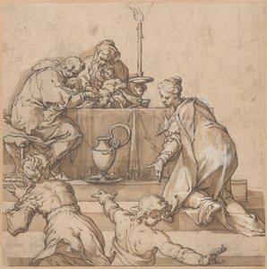 De Besnijdenis door Abraham Bloemaert