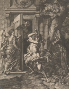 Hercules voor de Tempel van Janus
