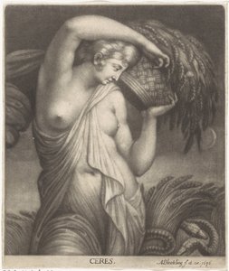 Ceres in een korenveld
