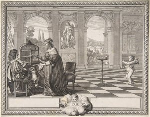 Lucht door Abraham Bosse