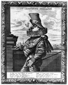 Capitaine Fracasse, c120-1670 1924 door Abraham Bosse