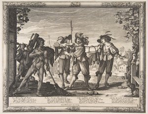 Charivari, ca. 1633 door Abraham Bosse