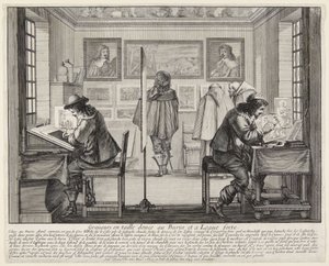 Kopergraveurs en etsers door Abraham Bosse