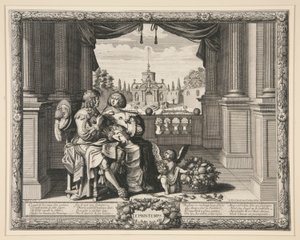 De Vier Seizoenen: Lente door Abraham Bosse