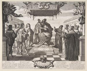 De vreugde van Frankrijk door Abraham Bosse