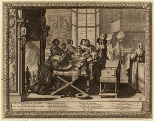 Het huwelijk in de stad: Bevalling