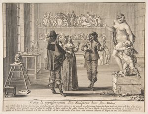 De Beeldhouwer, 1642 door Abraham Bosse