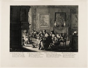 De wijze en dwaze maagden, plaat vijf door Abraham Bosse