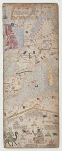 Catalaanse Atlas, Blad 6, 1375 door Abraham Cresques