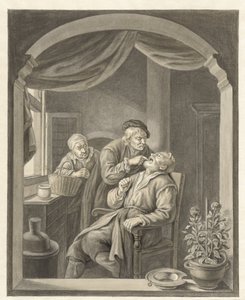 De tandarts door Abraham Delfos