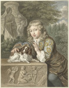 Jongen met hondje