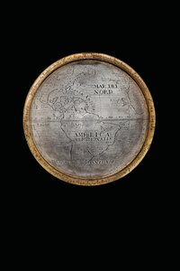 Twee uitzonderlijke aardse en hemelse globes, ondersteund door Hercules en Atlas, Augsburg, 1697-99 door Abraham Drentwett