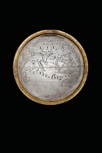 Twee uitzonderlijke aard- en hemelglobes, ondersteund door Hercules en Atlas, Augsburg door Abraham Drentwett