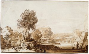 Een deur naar het kasteel, 17e eeuw door Abraham Furnerius